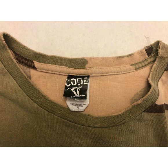 2 Vintage Marine Corp T Shirt Mens XL USMC BO'S PLATOON CAMO CODE 5 100% COTTON - Picture 10 of 11